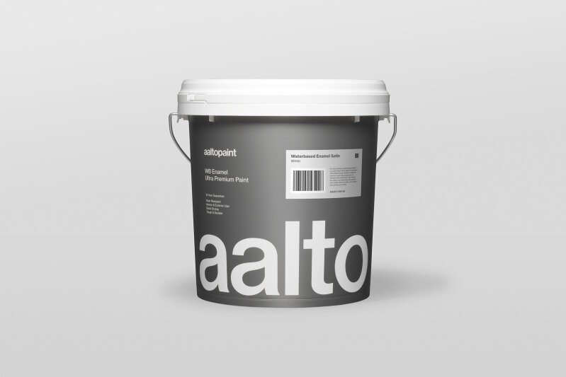Aalto Ultra Premium Waterbased Enamel Satin White 10L