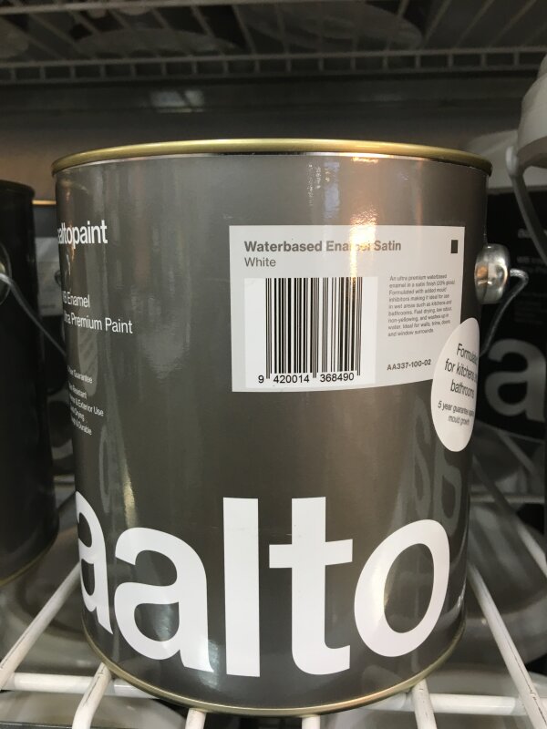 Aalto Ultra Premium Waterbased Enamel Satin White 2L