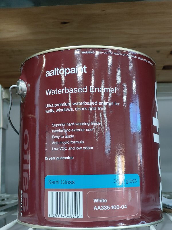 Aalto WB Enamel Semi Gloss White 4L