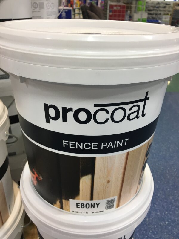 Procoat Fence Paint Ebony 10L