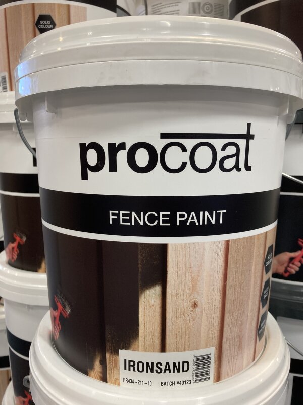 Procoat Fence Paint Ironsand 10L