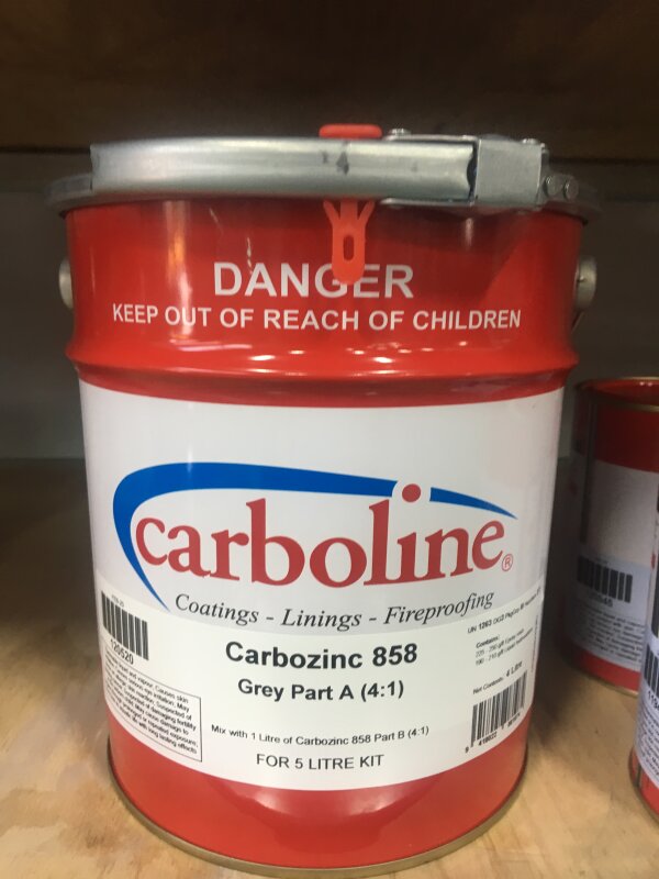 Carbozinc 858 Grey (New) 4 Litre