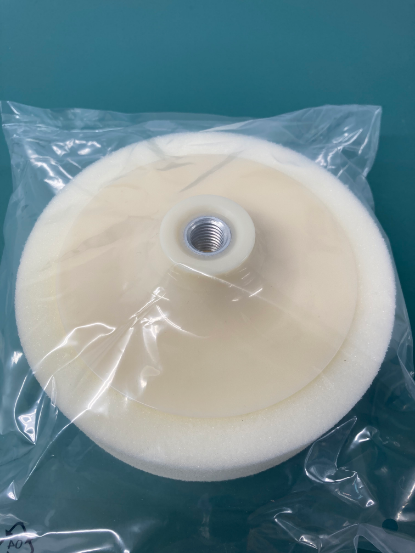 AUTOPAINT WHITE BUFF PAD WITH BACKING
