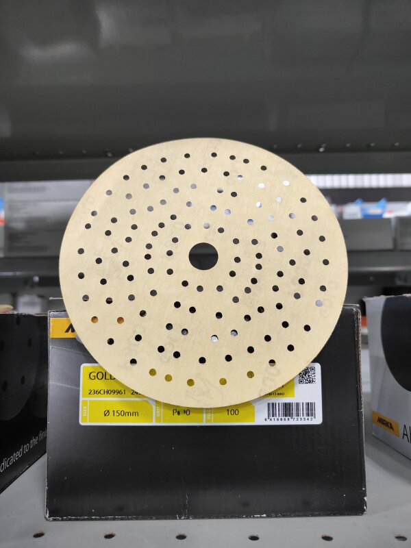 GOLD 150MM GRIP 121H P800/EACH
