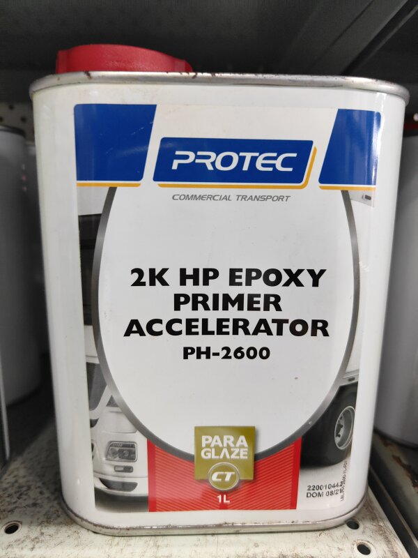 PARAGLAZE CT 2600 2K HP EPOXY PRIMER ACCELERATOR 1L
