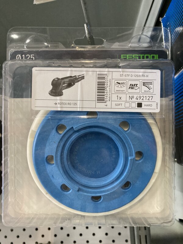 FE Rotex 125mm Blue Sanding Pad 492127