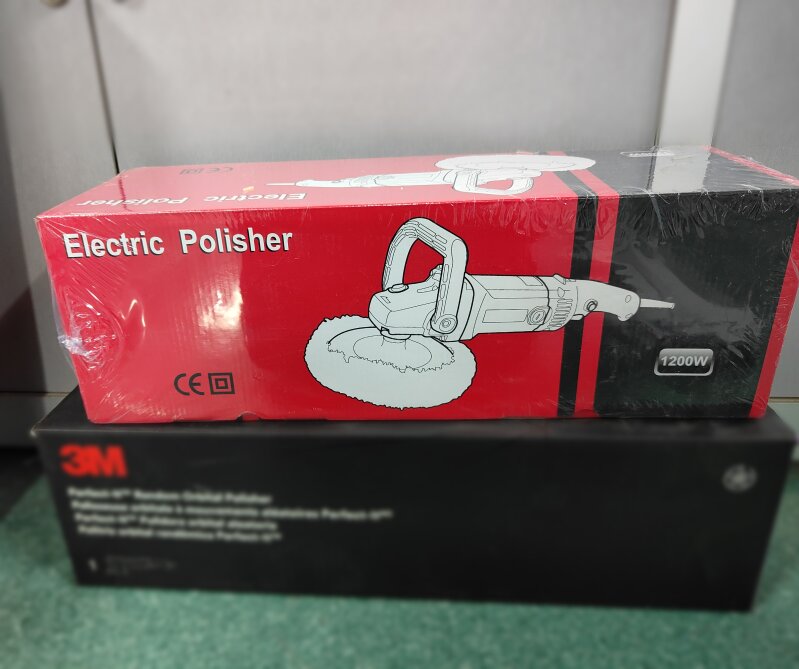 FORMULA ELECTRIC ROTARY POLISHER/SANDER 180MM+WOOL PAD