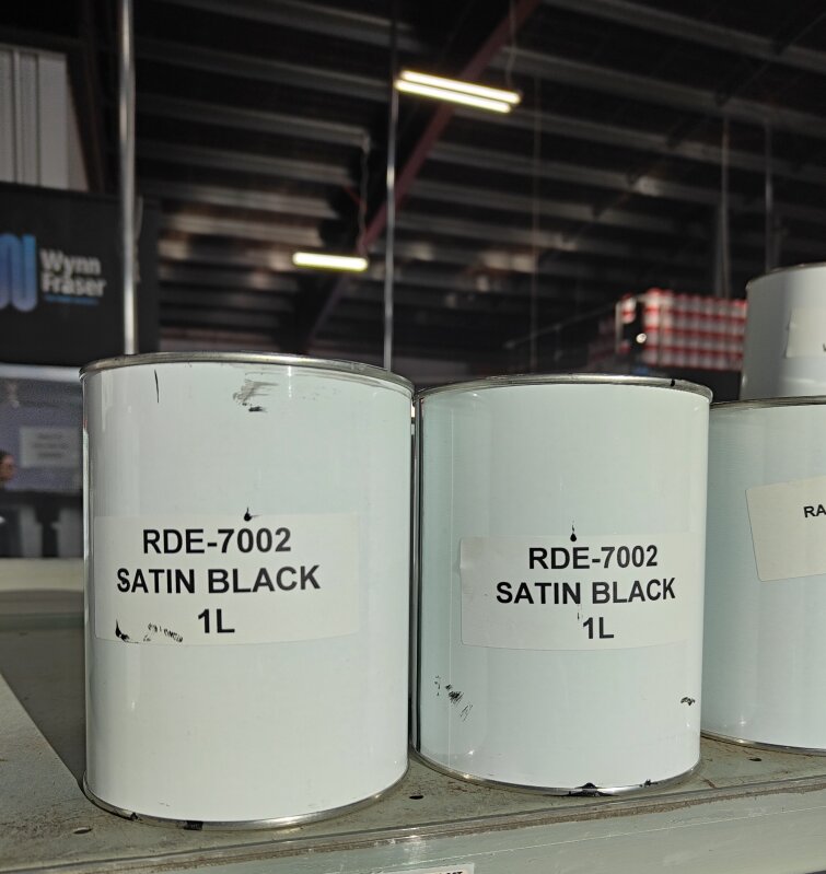 RDE  ENAMEL SATIN BLACK 1L (WE DECANT)