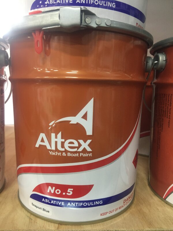 AYB No.5 Antifoul Seaport Blue 4L