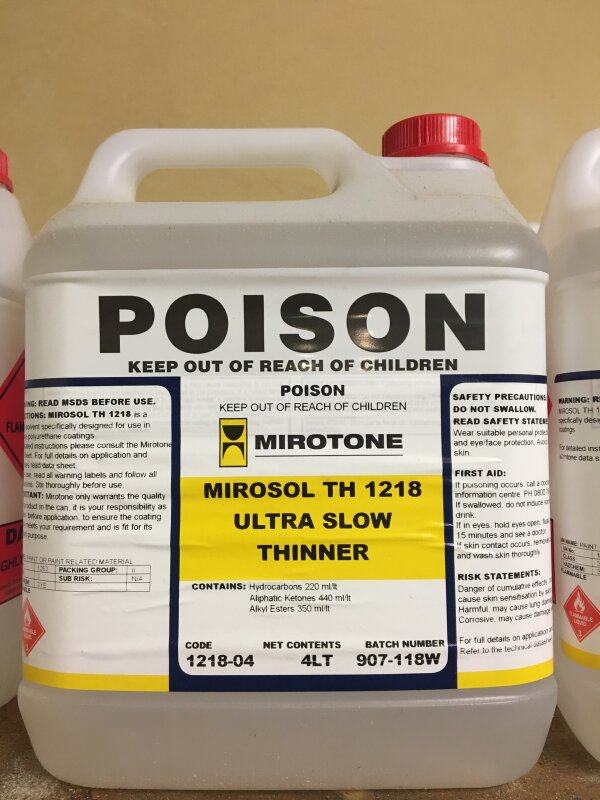 MI Mirosol 1218 Ultra Slow Thinner 4L