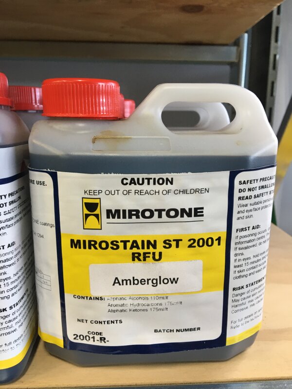 MI Stain ST 2001 NGR RFU Amber Glow 1L