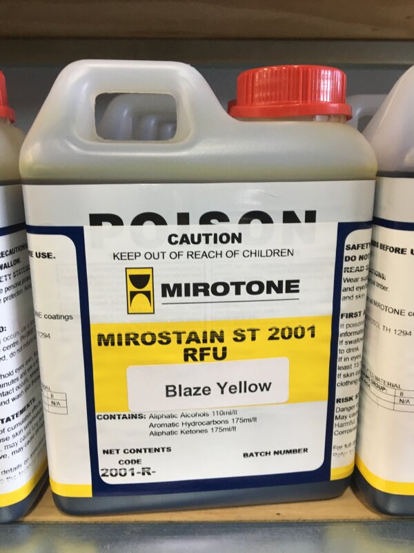 MI Stain ST 2001 NGR RFU Blaze Yellow 1L