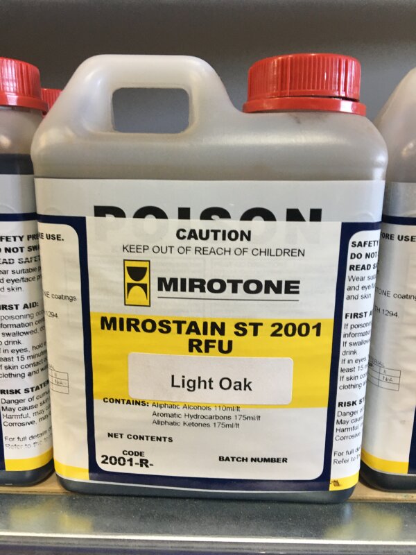 MI Stain ST 2001 NGR RFU Light Oak 1L