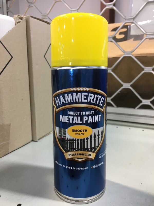 Hammerite Aero - Smooth Yellow 400ml