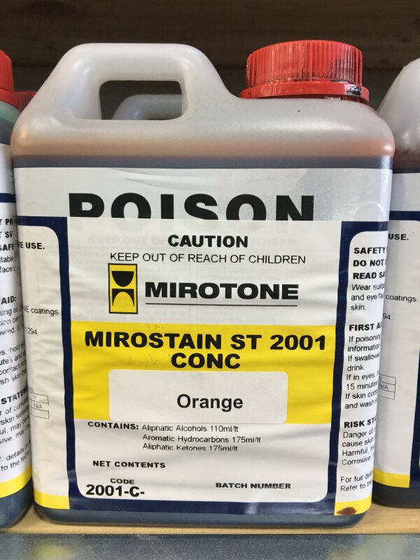 MI Stain ST 2001 NGR Conc Orange 1L