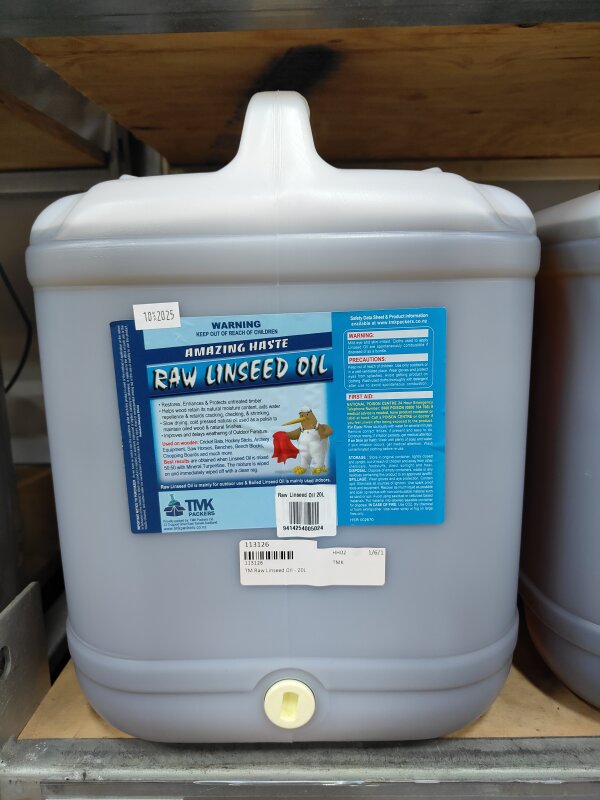 TM Raw Linseed Oil - 20L