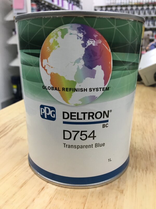DELTRON D754 TRANSPARENT BLUE / 1L