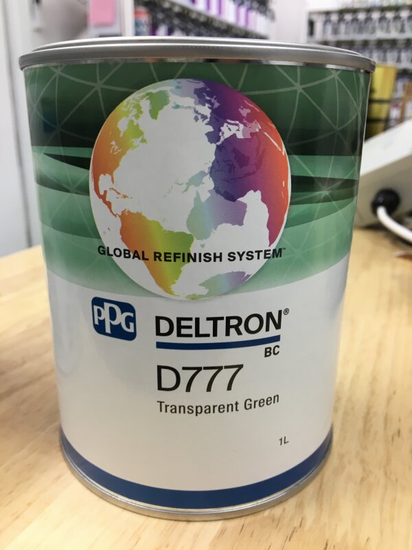 DELTRON D777 TRANSPARENT GREEN / 1L