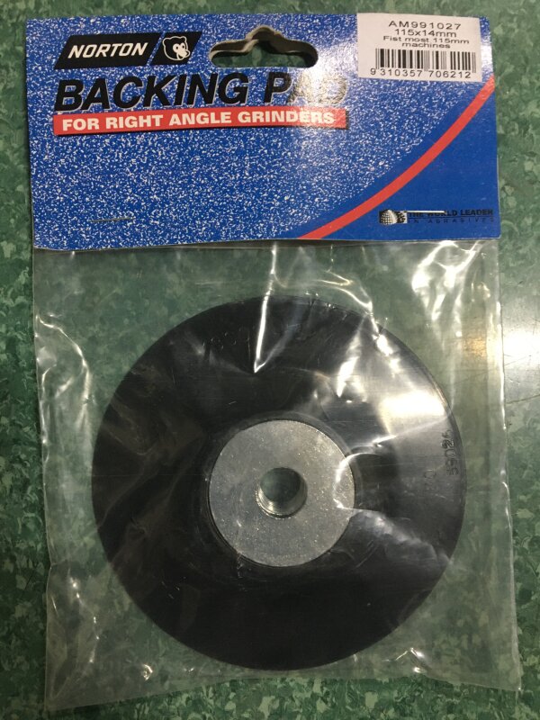 NO Fibre Disc Backup Pad 115mm M14