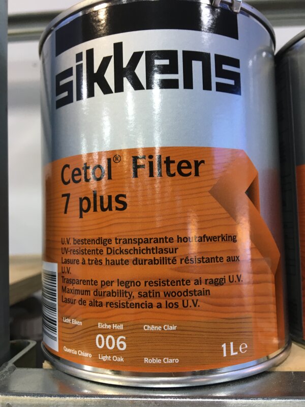 HO Sikkens Cetol Filter 7 Light Oak 1L