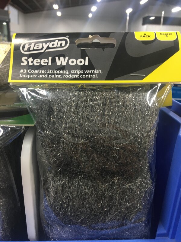 HA Steel Wool Pads - #3 Coarse (8)
