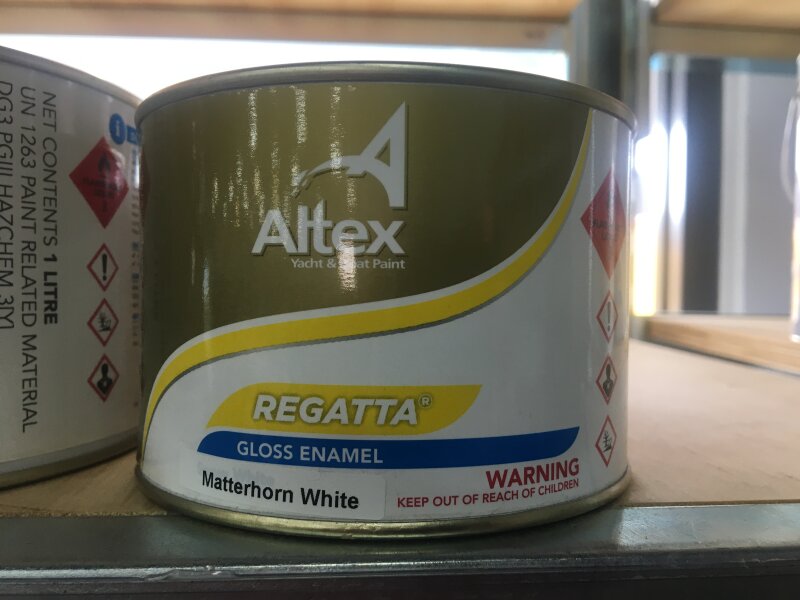 AYB Regatta GL Enamel Matterhorn White 500ml