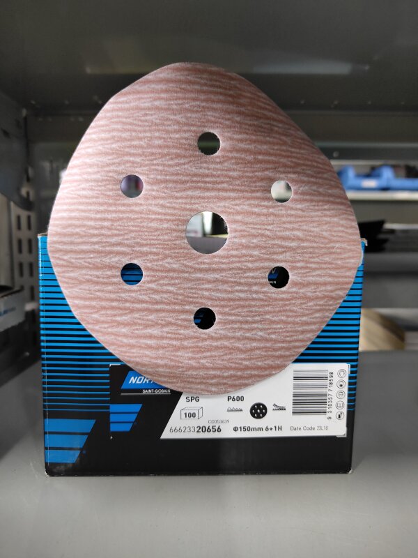 NO 6H+1 Champagne Discs 150mm P600  A275