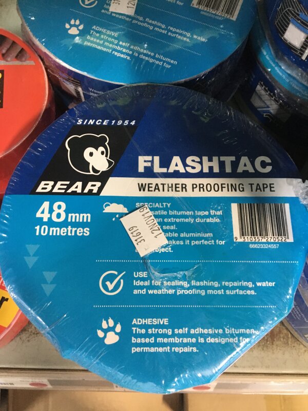 NO FLASHTAC/FOIL Tape 48mm x 10m