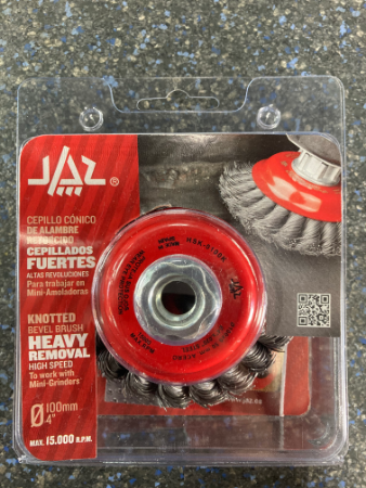 HO JAZ Twist Knot Brush 100x22x.5mm M14