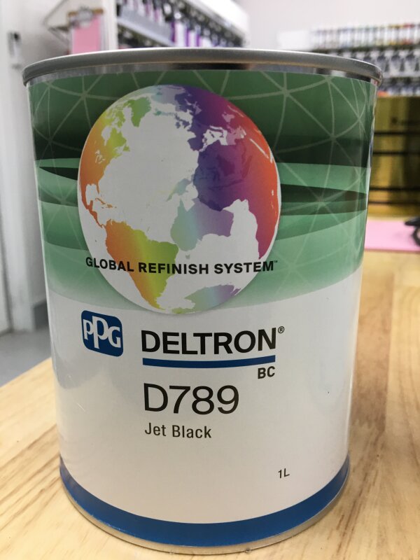 DELTRON D789 JET BLACK / 1L