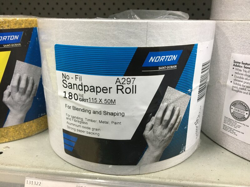 NO No-Fil  Roll 115mm x 50m P180