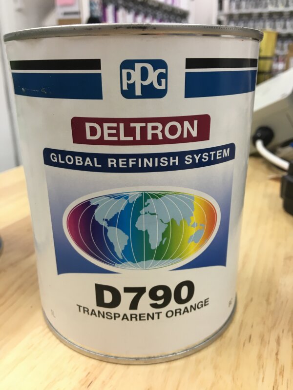 DELTRON D790 TRANSPARENT ORANGE / 1L