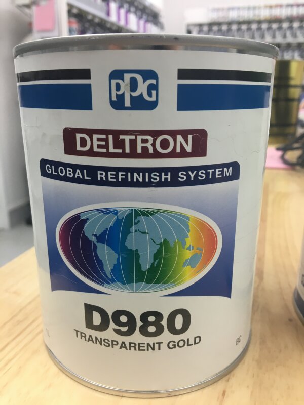 DELTRON D980 TRANSPARENT GOLD / 1L