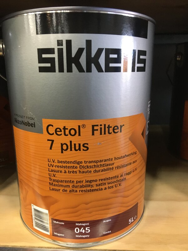 HO Sikkens Cetol Filter 7 Mahogany 5L