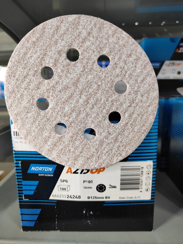 NO-FIL SPEED GRIP A275 DISCS 125MM 8H P100