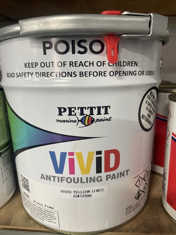 AYB Pettit Vivid Antifoul Yellow 4L