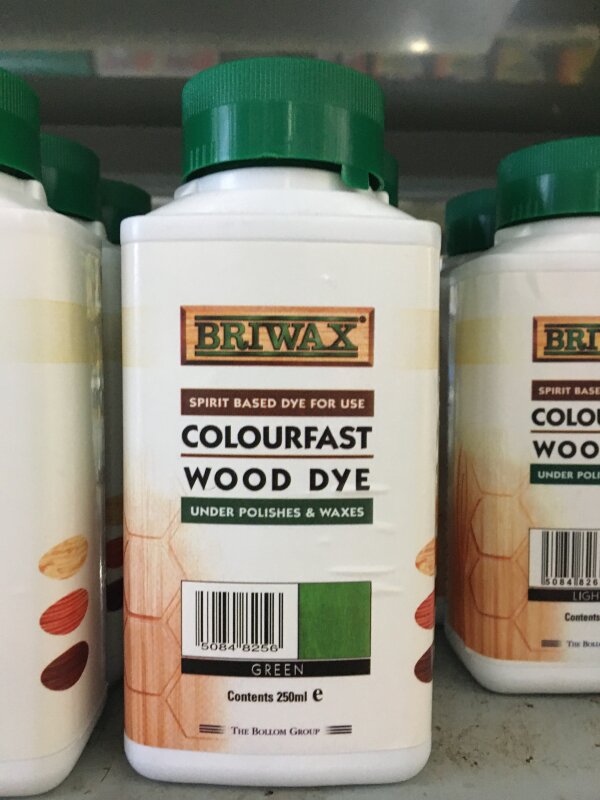 BR BRIWAX Spirit Dye Green 250ml