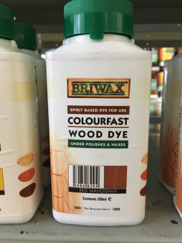 BR BRIWAX Spirit Dye Red 250ml