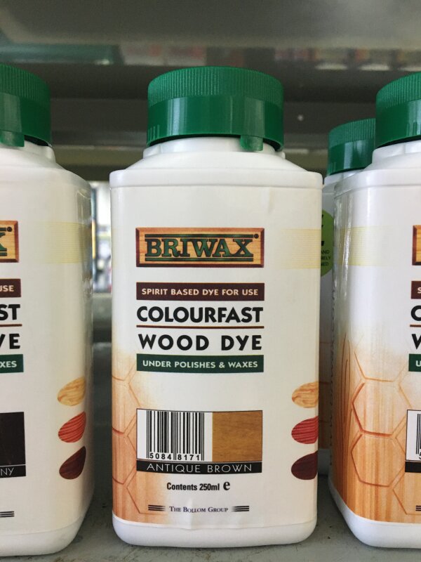 BR BRIWAX Spirit Dye Antique Brown 250ml