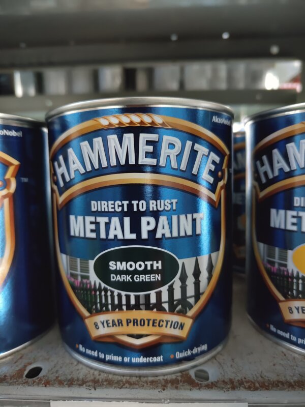 HM Hammerite Smooth - 750ml Dark Green