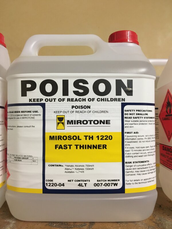MI Mirosol 1220 Fast AC Thinner 4L