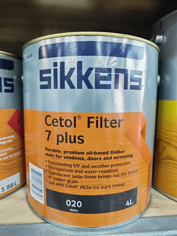 HO Sikkens Cetol Filter 7 Ebony 4L