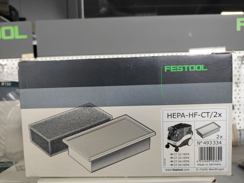FE FESTO CT/22 Hepa Main Filter  493334