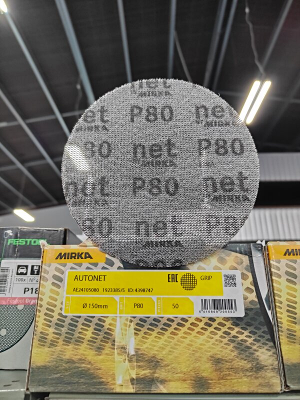 AUTONET 150MM GRIP P80/EACH