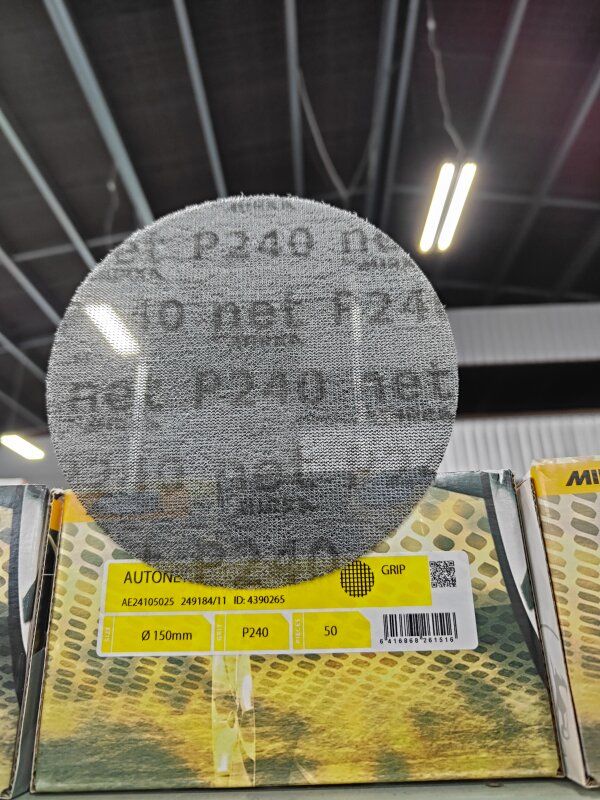 AUTONET 150MM GRIP P240/EACH