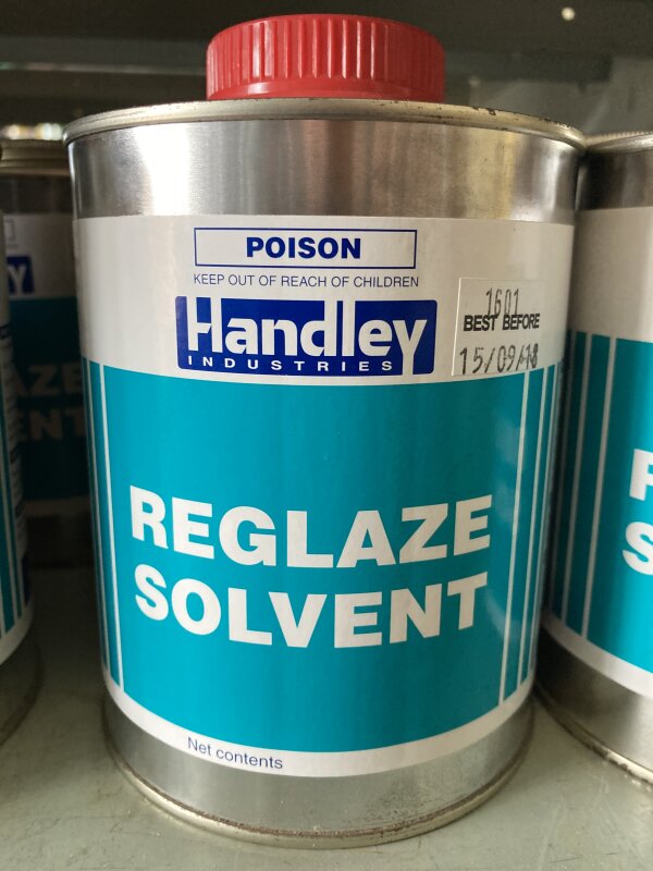 HY Handley Reglaze Solvent 1L