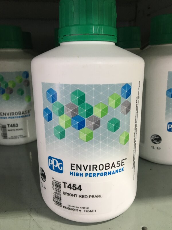 ENVIROBASE T454 BRIGHT RED PEARL 1L