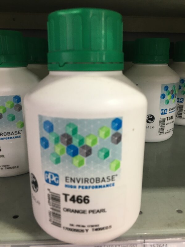 ENVIROBASE T466 ORANGE PEARL 500ML