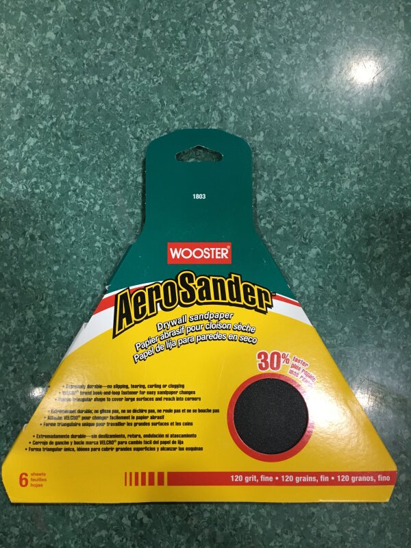 Wooster Aero Sander SandDisks P120 6pk
