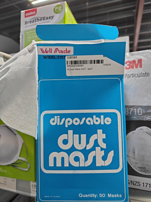HI Dust Mask 3107 - each